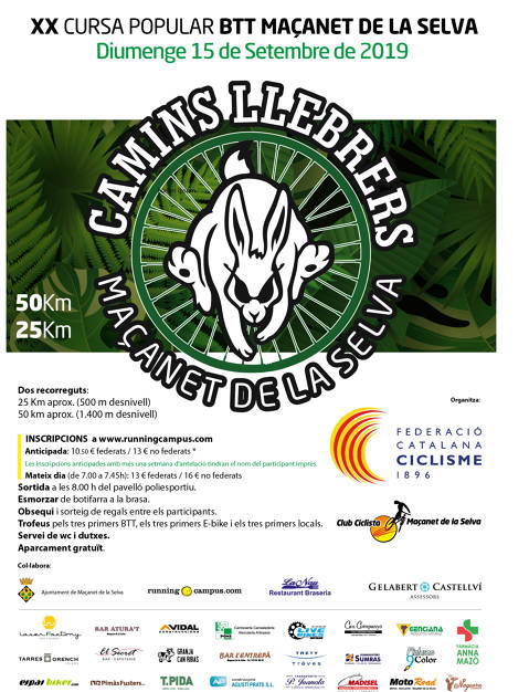 XX BTT Camins Llebrers 2019