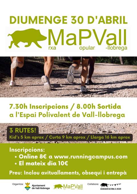 Marxa Popular de Vall-llobrega - MAPVALL 2023
